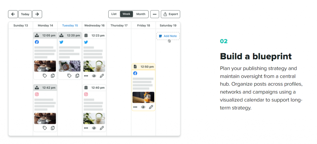 Sprout Social publishing feature screenshot
