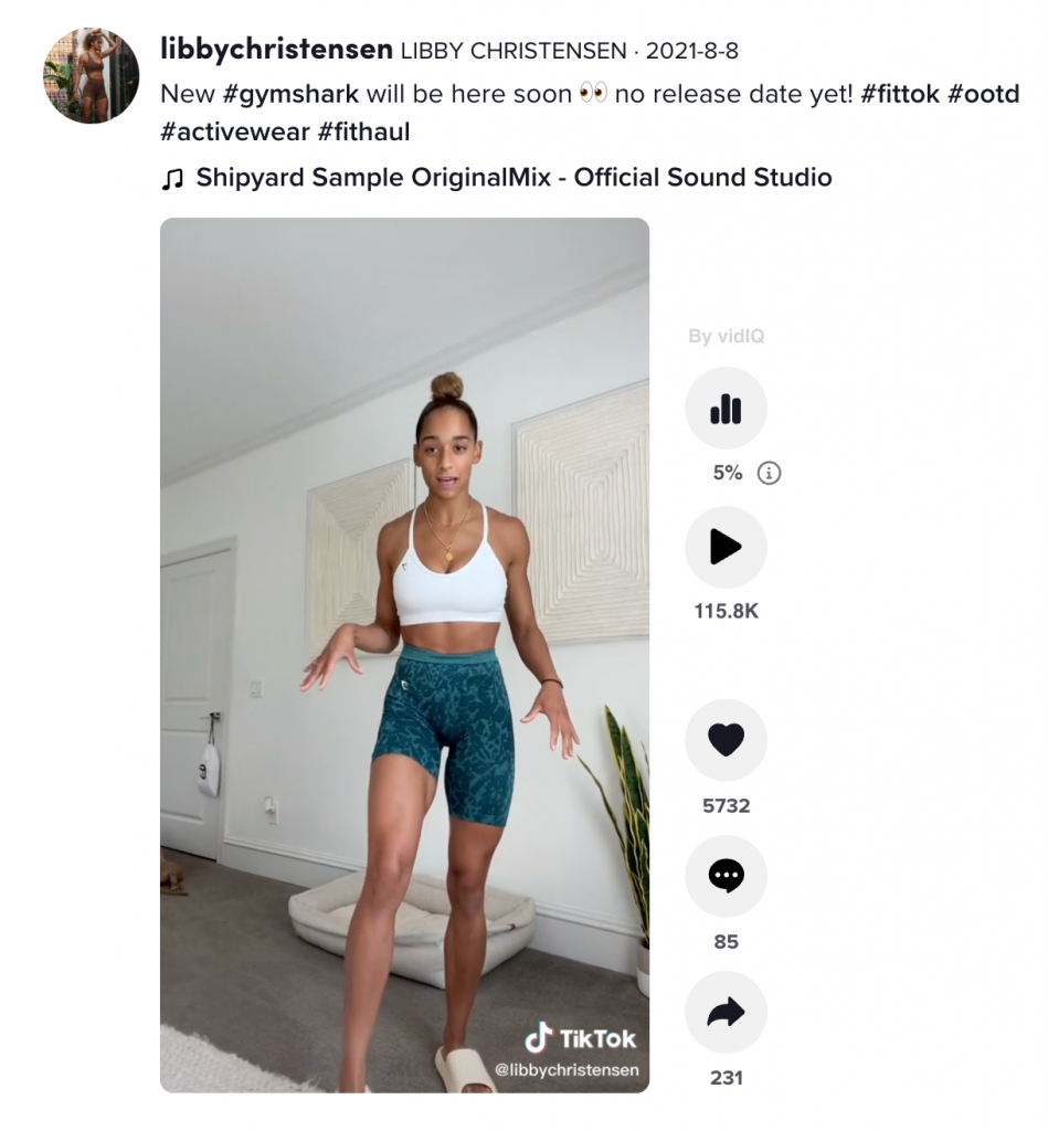 Gymshark influencer marketing campaign example