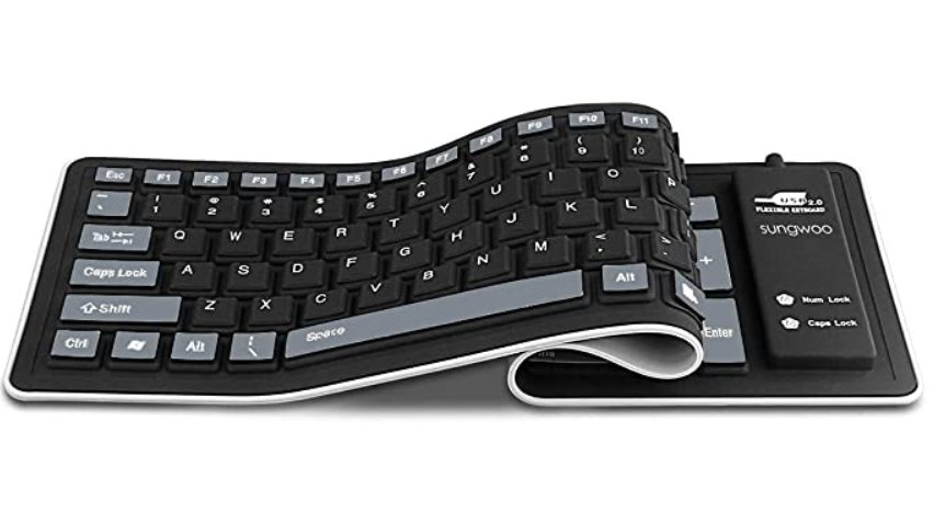 Foldable keyboard example