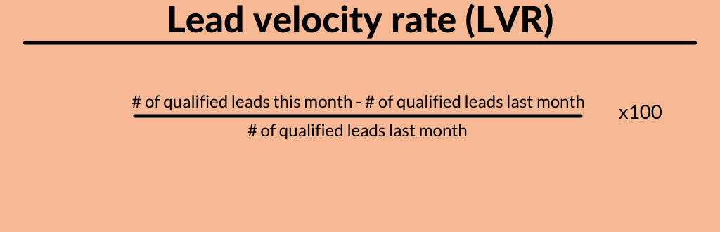 lead velocity rate formula