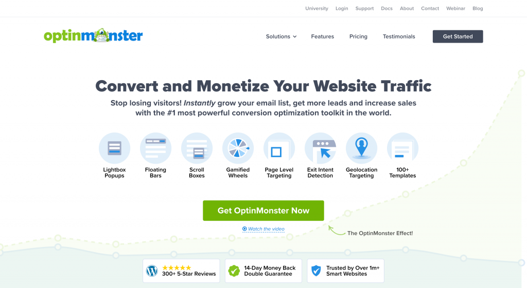 OptinMonster homepage screenshot